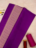Magenta Tanchui Satin Handloom Kadhuwa Saree