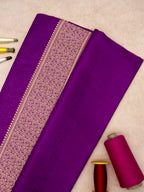 Magenta Tanchui Satin Handloom Kadhuwa Saree