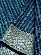Rama Katan Designer Handloom Banarasi Saree