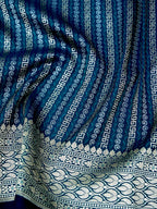 Rama Katan Designer Handloom Banarasi Saree