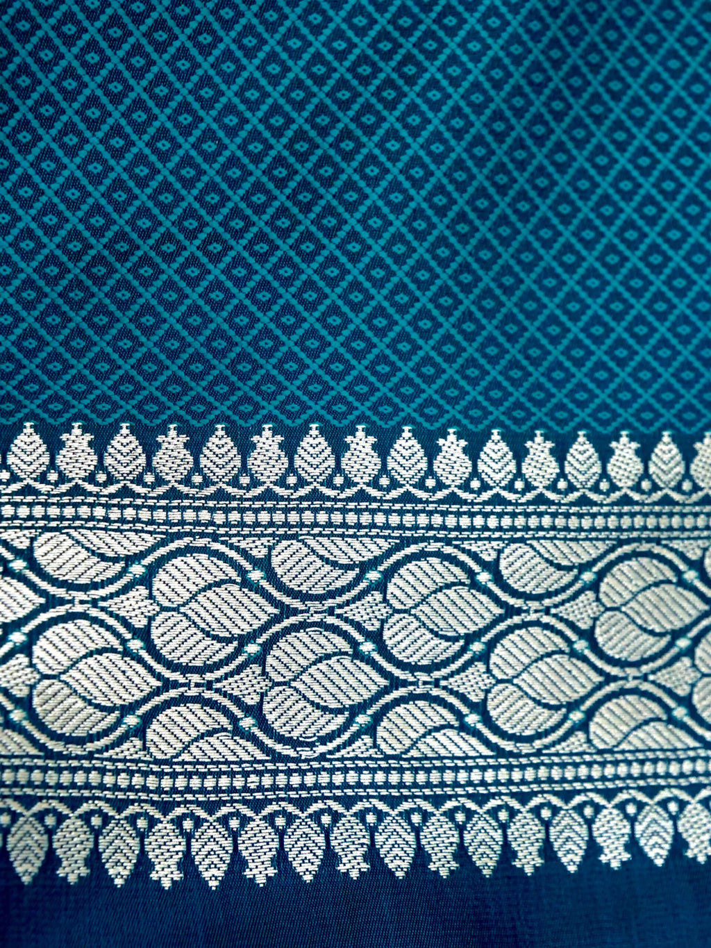 Rama Katan Designer Handloom Banarasi Saree