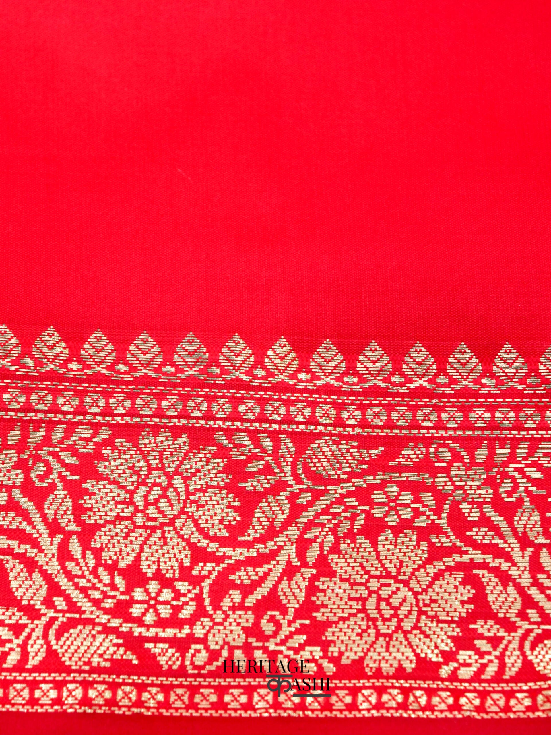 Navy Blue Banarasi Silk Buti Saree
