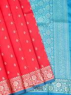 Red Banarasi Silk Buti Saree