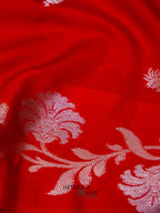 Red Mango Silk Banarasi Jaal Border Saree