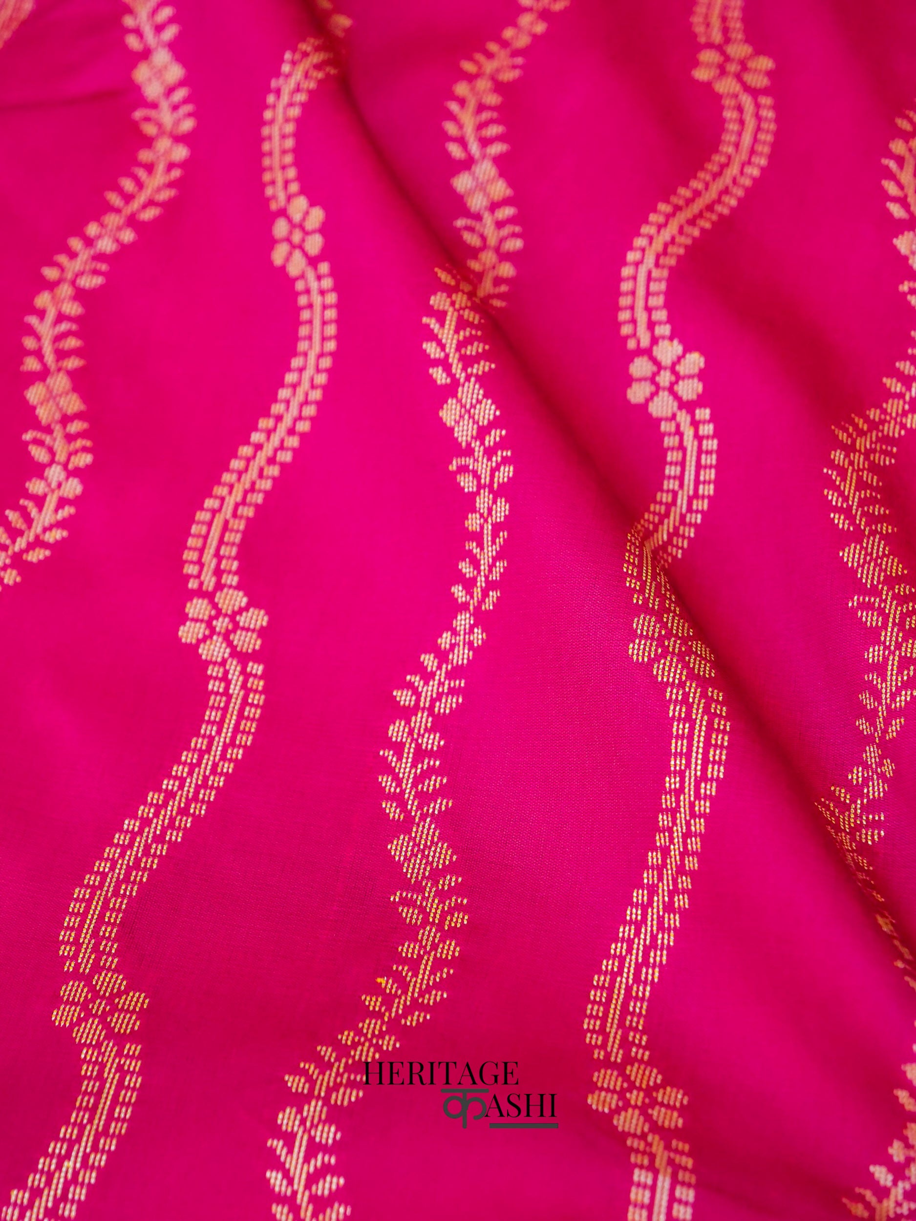Pink Banarasi Silk Designer Saree