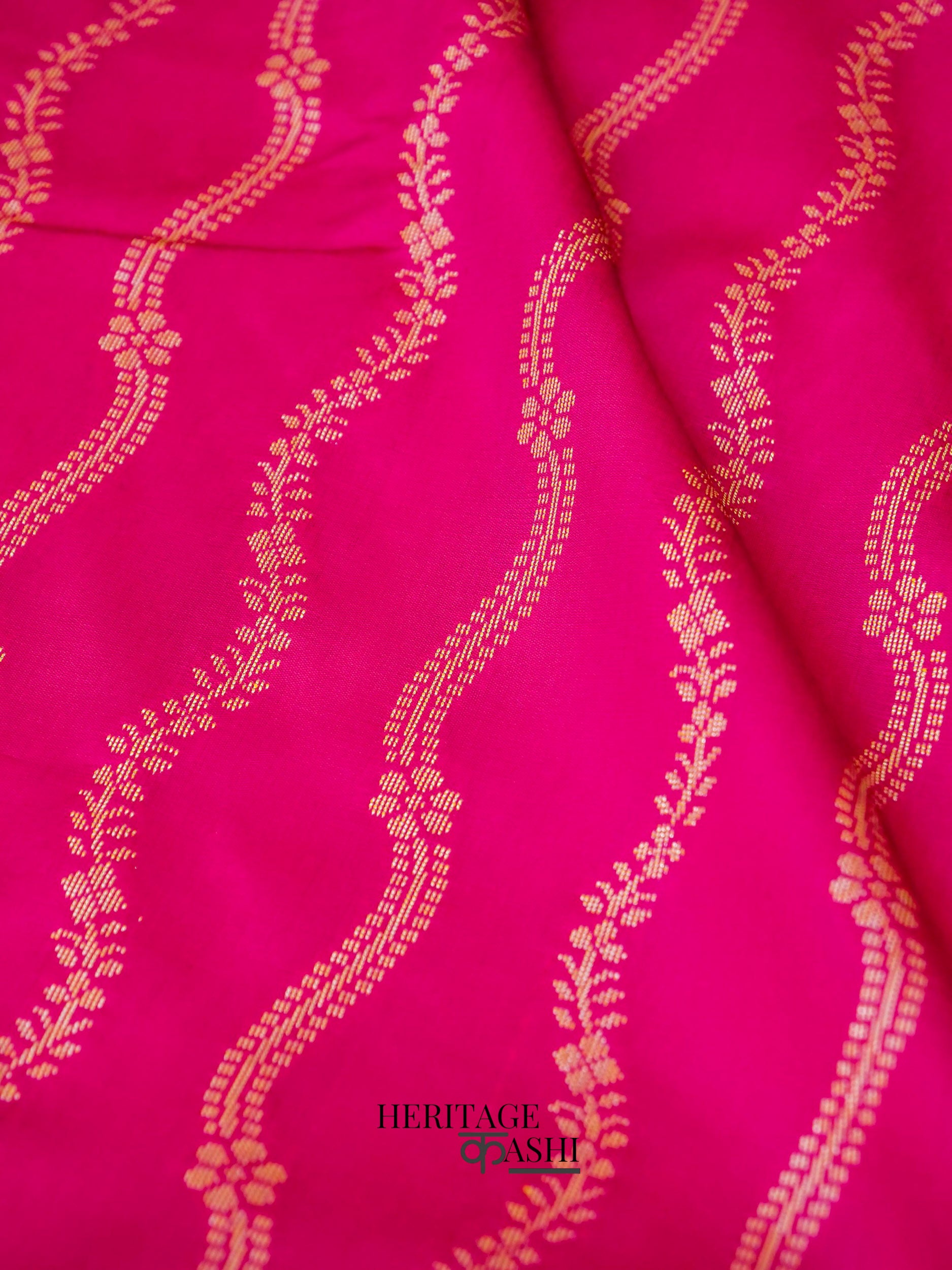 Pink Banarasi Silk Designer Saree