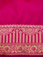 Pink Banarasi Silk Designer Saree