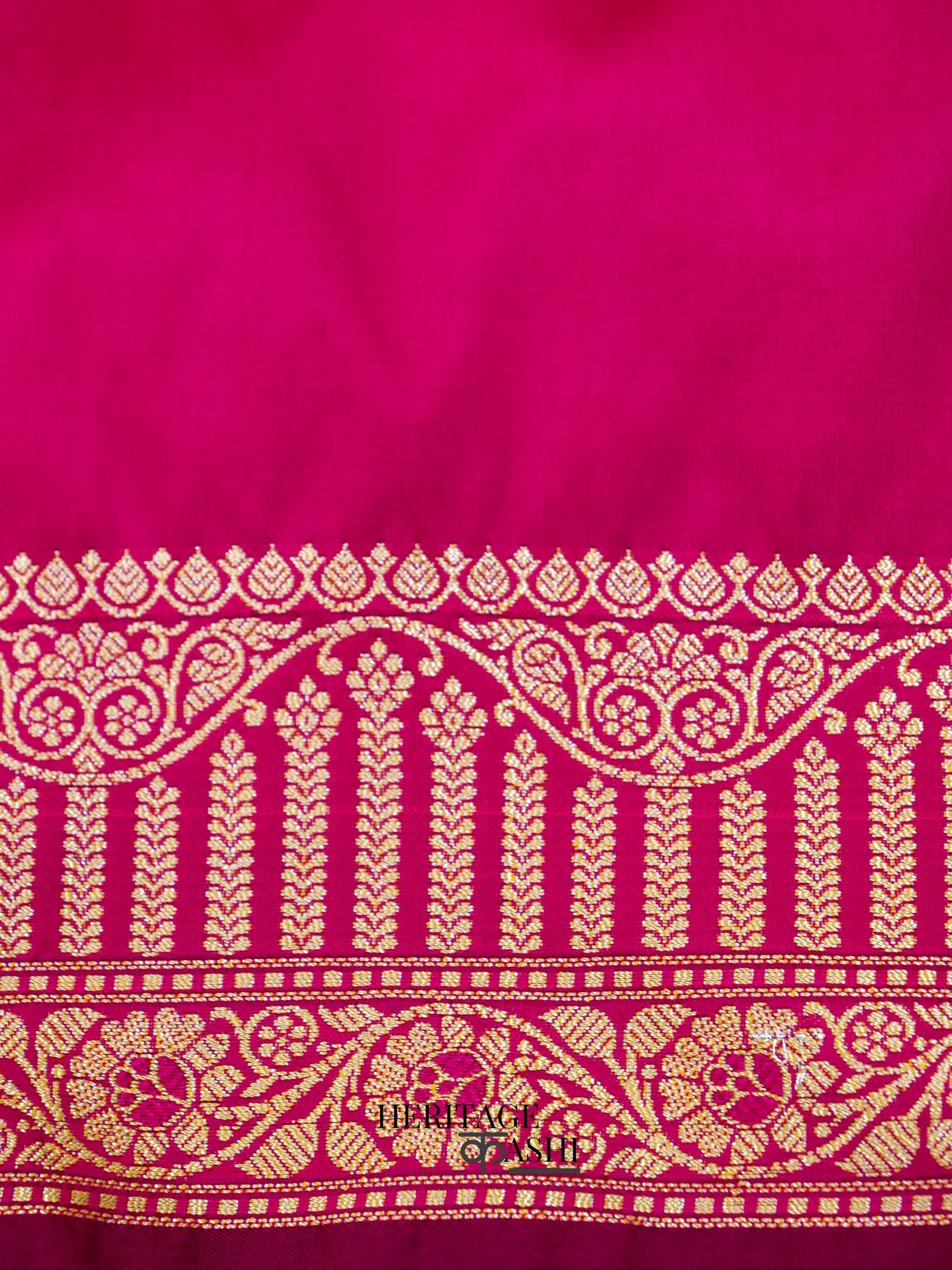 Pink Banarasi Silk Designer Saree