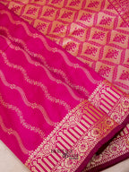 Pink Banarasi Silk Designer Saree