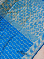 Royal Blue Banarasi Silk Designer Saree