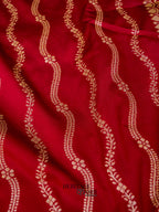 Maroon Banarasi Silk Designer Saree