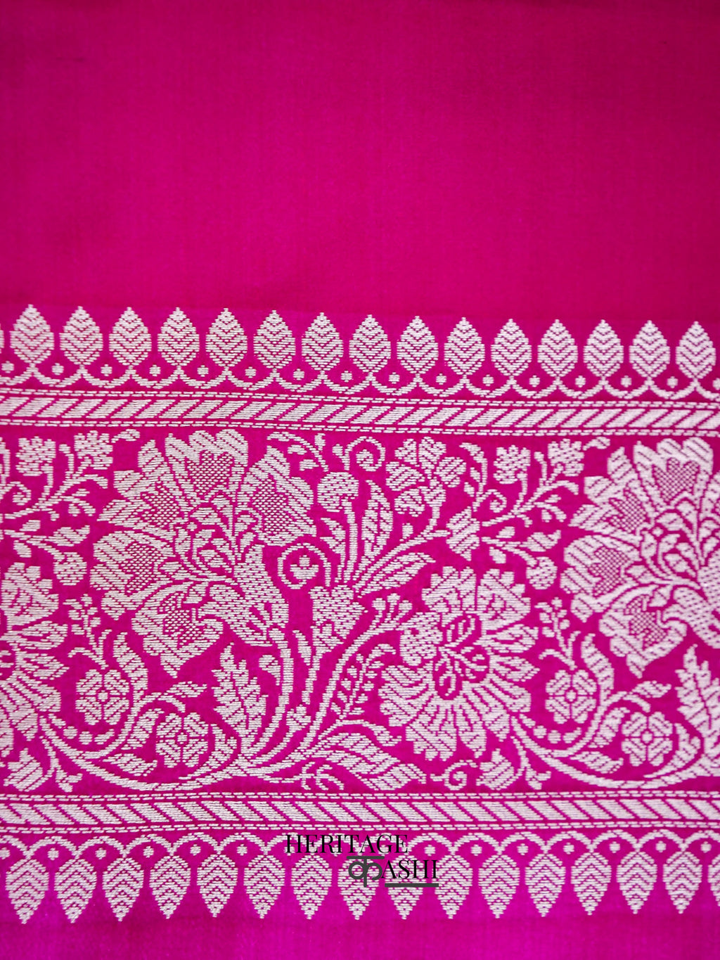 Pink Mashru Silk Jaal Handloom Saree
