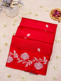 Red Mango Silk Banarasi Jaal Border Saree