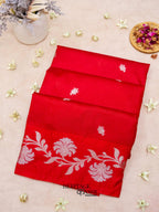 Red Mango Silk Banarasi Jaal Border Saree