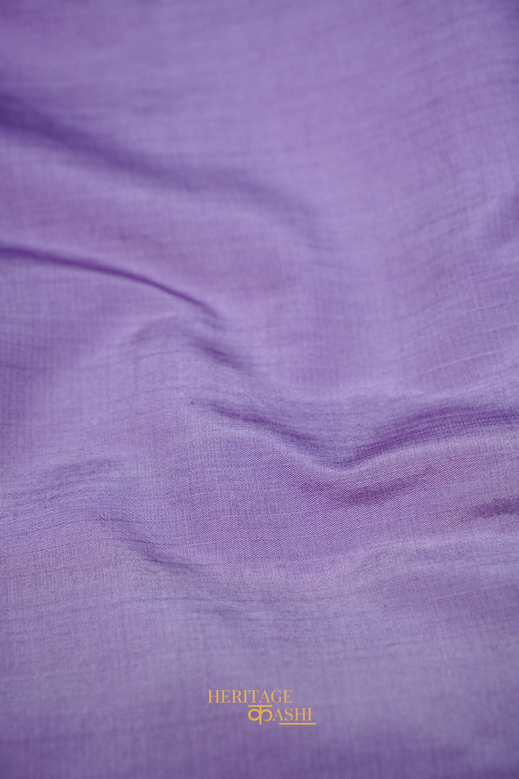 Aqua Blue & Lavender Katan Silk Banarasi Saree with Floral Zari Divider
