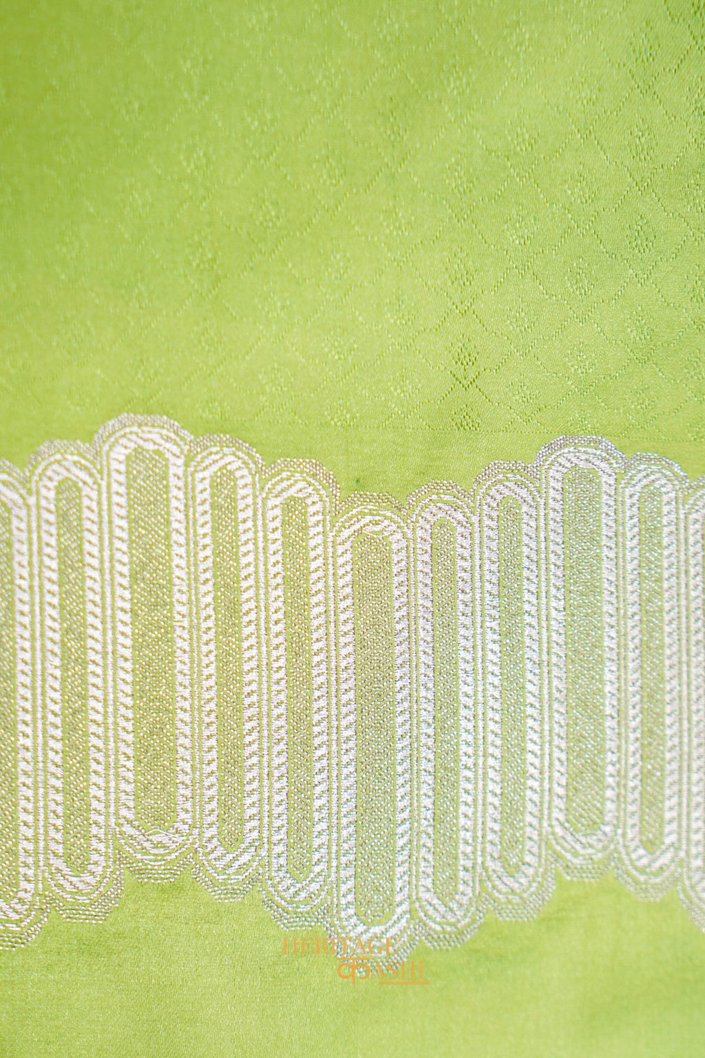 Aqua Green Mashru Designer Border Banarasi Silk Saree with Buta
