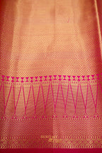 Pink Katan Banarasi Silk Saree with Rich Paisley Zari Border