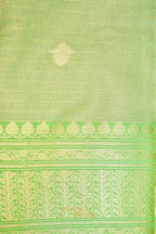 Light Green Tissue Kota Zari Buti Banarasi Silk Saree