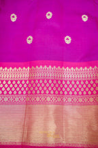 Royal Purple Soft Banarasi Zari Buti Silk Saree