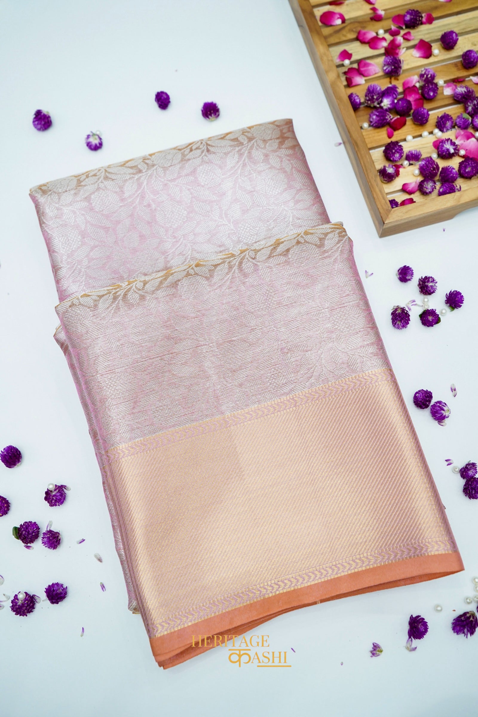Sai Pallavi Inspired Premium Kanjivaram Tissue Silk Saree
