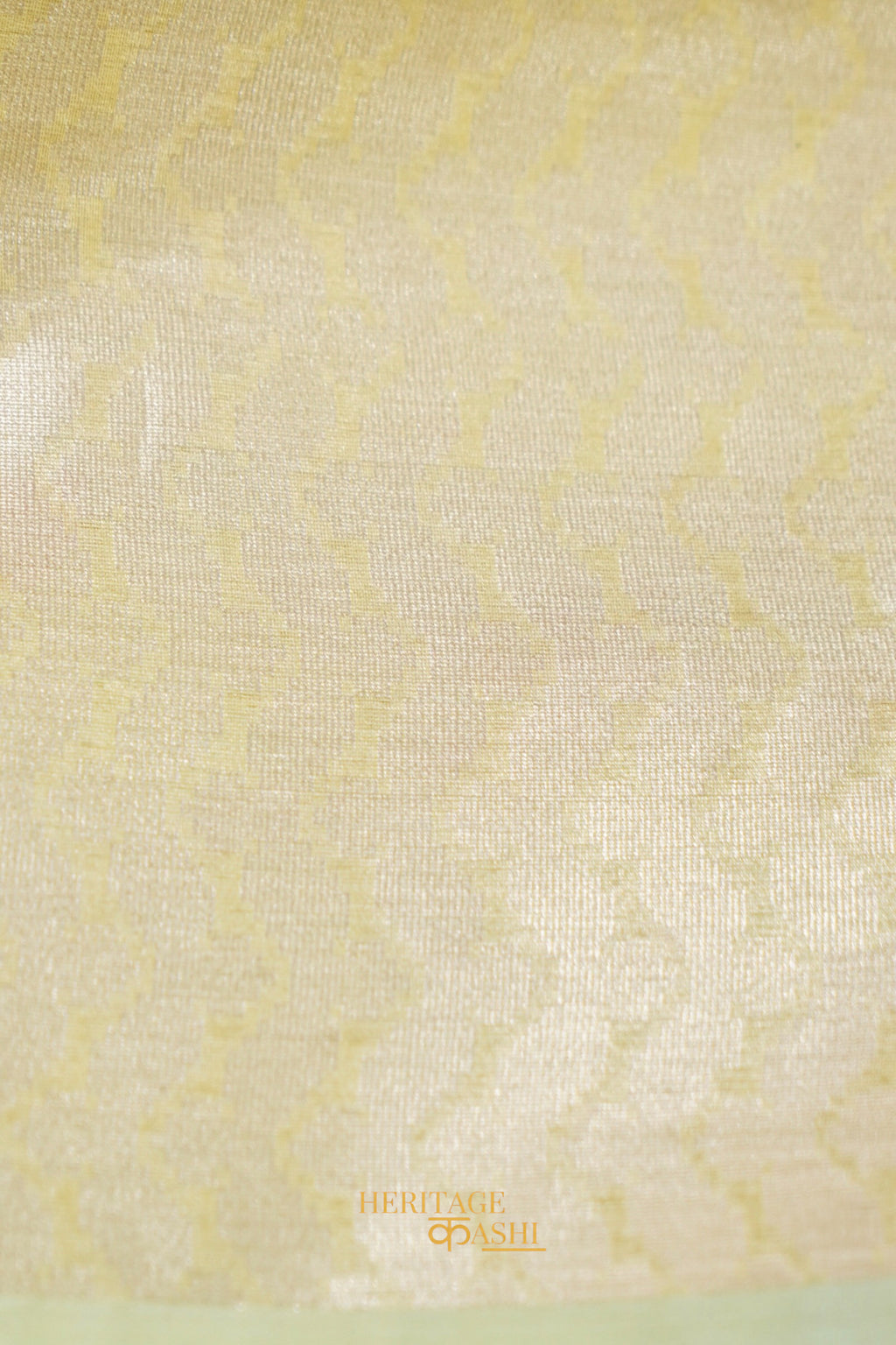 Lemon Yellow Kora Silk Dhakai Floral Weaving Banarasi Saree