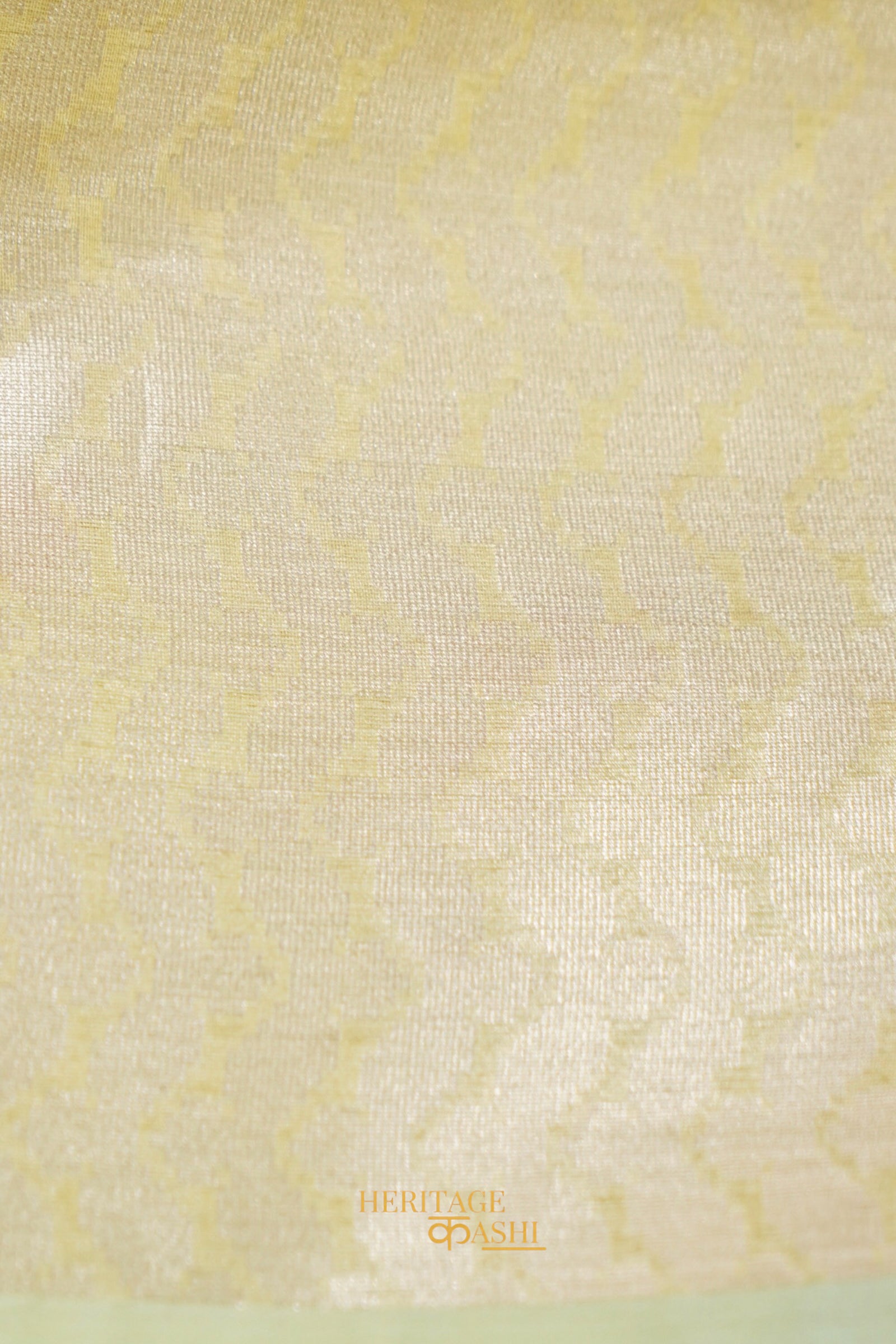Lemon Yellow Kora Silk Dhakai Floral Weaving Banarasi Saree