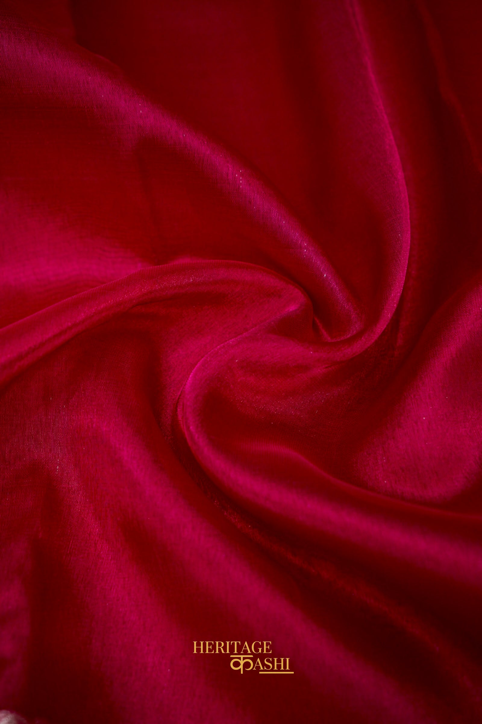 Gulabi Pink Maharani Tissue Silk Saree